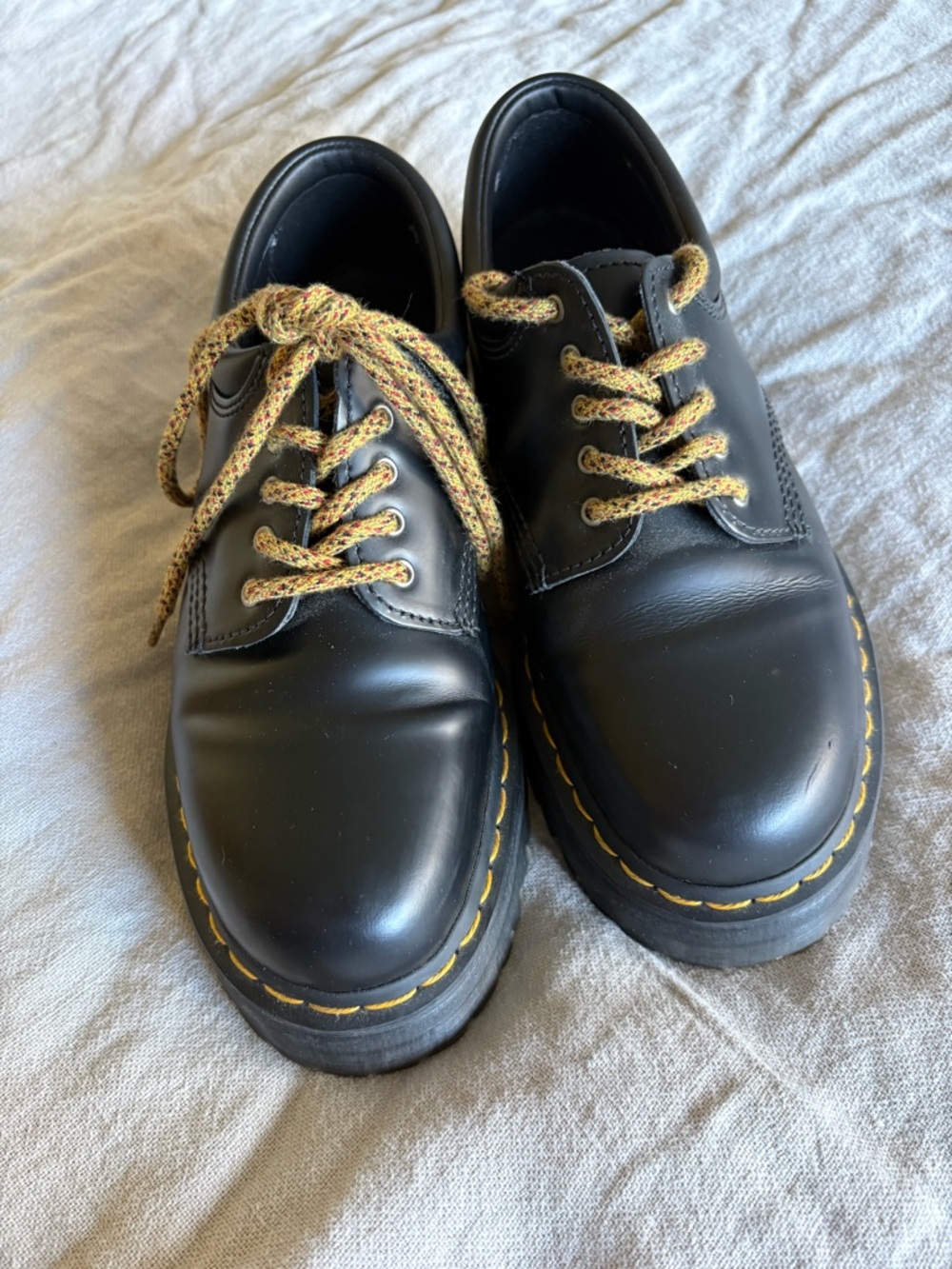 Dr. Martens Black Leather platform